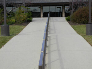 Handrail Minders skateboard deterrents